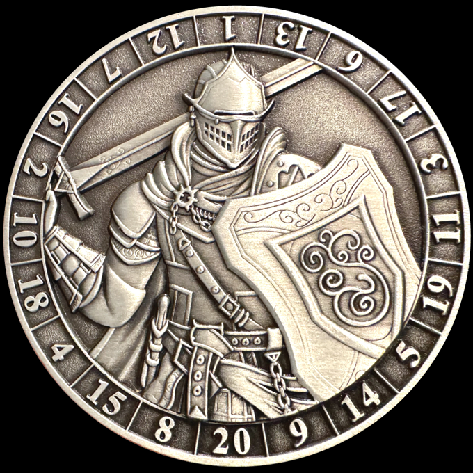 Dice Coins - d20 Paladin